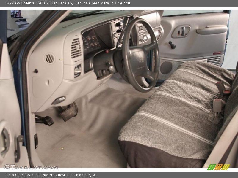 Laguna Green Metallic / Neutral 1997 GMC Sierra 1500 SL Regular Cab