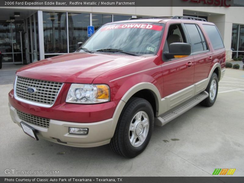 Redfire Metallic / Medium Parchment 2006 Ford Expedition Eddie Bauer