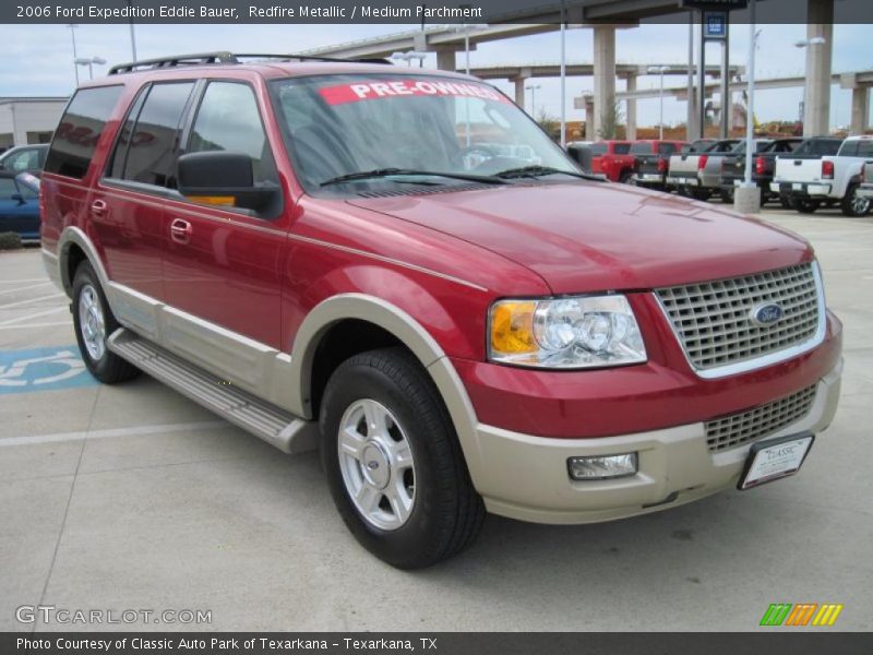 Redfire Metallic / Medium Parchment 2006 Ford Expedition Eddie Bauer