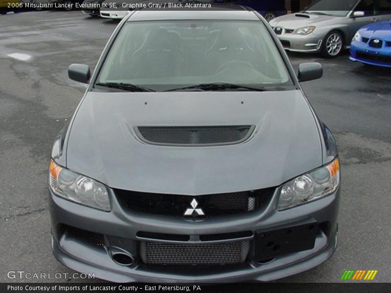 Graphite Gray / Black Alcantara 2006 Mitsubishi Lancer Evolution IX SE