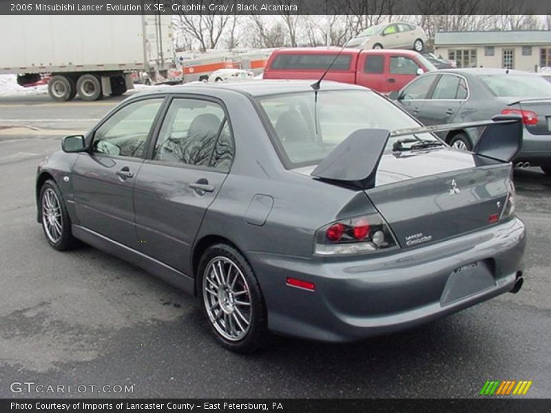 Graphite Gray / Black Alcantara 2006 Mitsubishi Lancer Evolution IX SE