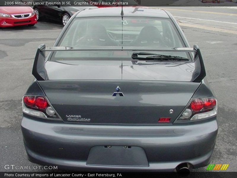 Graphite Gray / Black Alcantara 2006 Mitsubishi Lancer Evolution IX SE