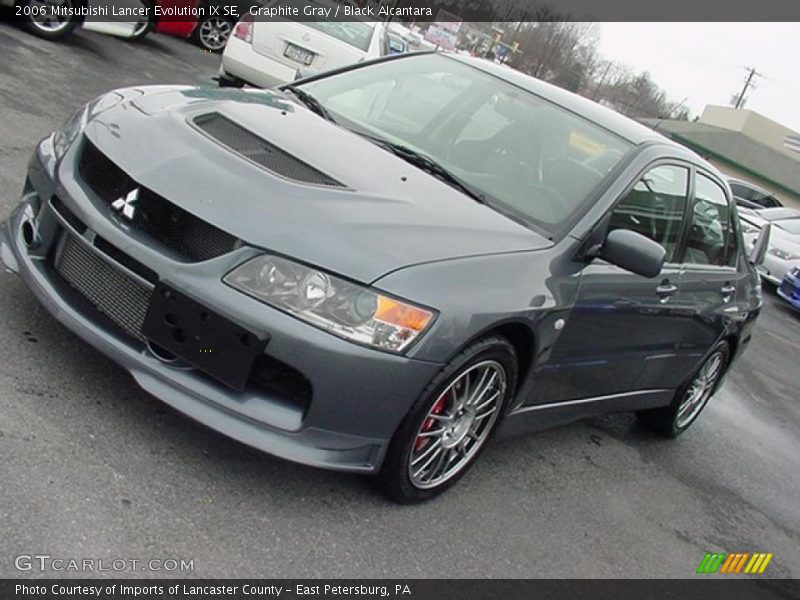 Graphite Gray / Black Alcantara 2006 Mitsubishi Lancer Evolution IX SE