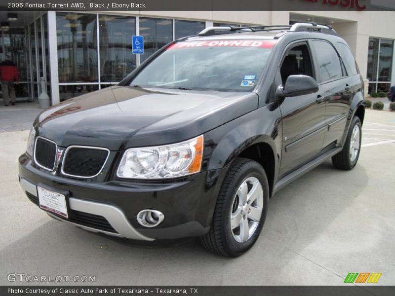 Black / Ebony Black 2006 Pontiac Torrent AWD