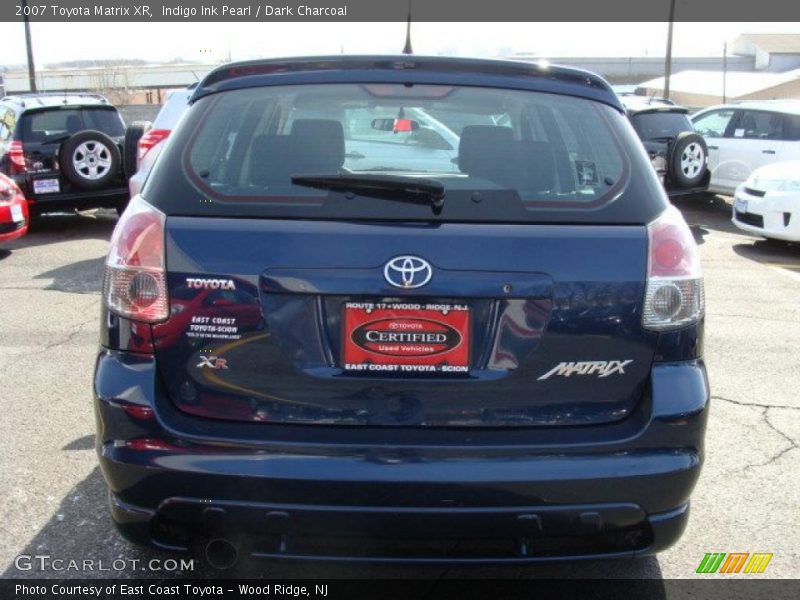 Indigo Ink Pearl / Dark Charcoal 2007 Toyota Matrix XR