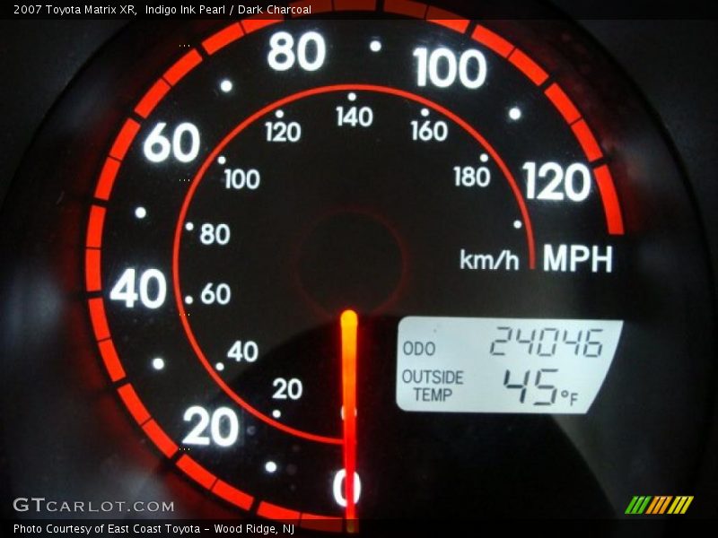 Indigo Ink Pearl / Dark Charcoal 2007 Toyota Matrix XR