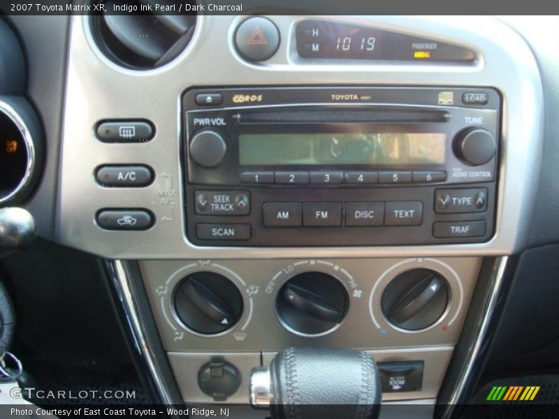 Indigo Ink Pearl / Dark Charcoal 2007 Toyota Matrix XR