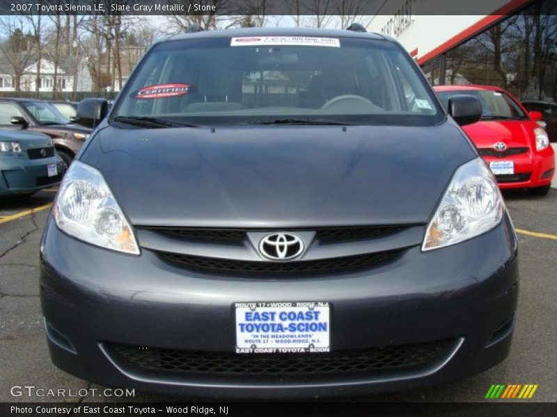 Slate Gray Metallic / Stone 2007 Toyota Sienna LE