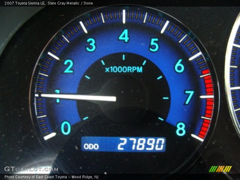 Slate Gray Metallic / Stone 2007 Toyota Sienna LE