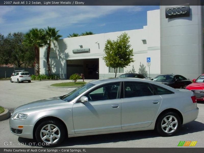 Light Silver Metallic / Ebony 2007 Audi A6 3.2 Sedan