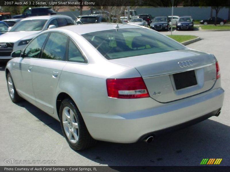 Light Silver Metallic / Ebony 2007 Audi A6 3.2 Sedan