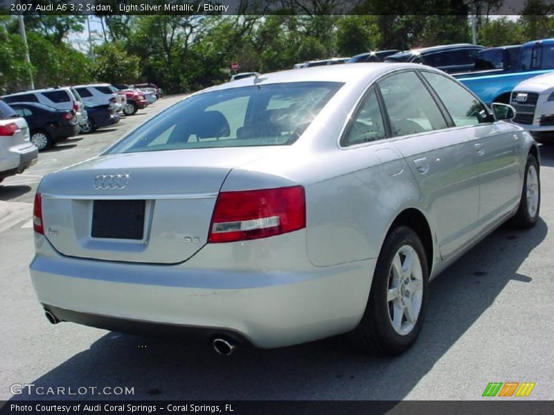 Light Silver Metallic / Ebony 2007 Audi A6 3.2 Sedan