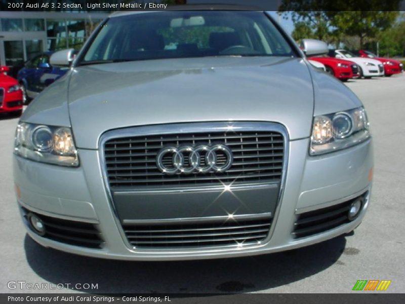 Light Silver Metallic / Ebony 2007 Audi A6 3.2 Sedan