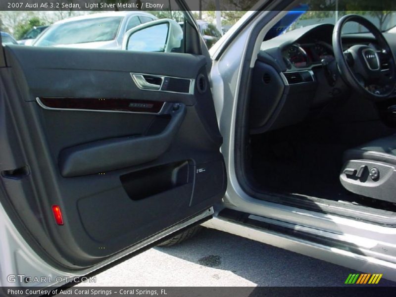 Light Silver Metallic / Ebony 2007 Audi A6 3.2 Sedan