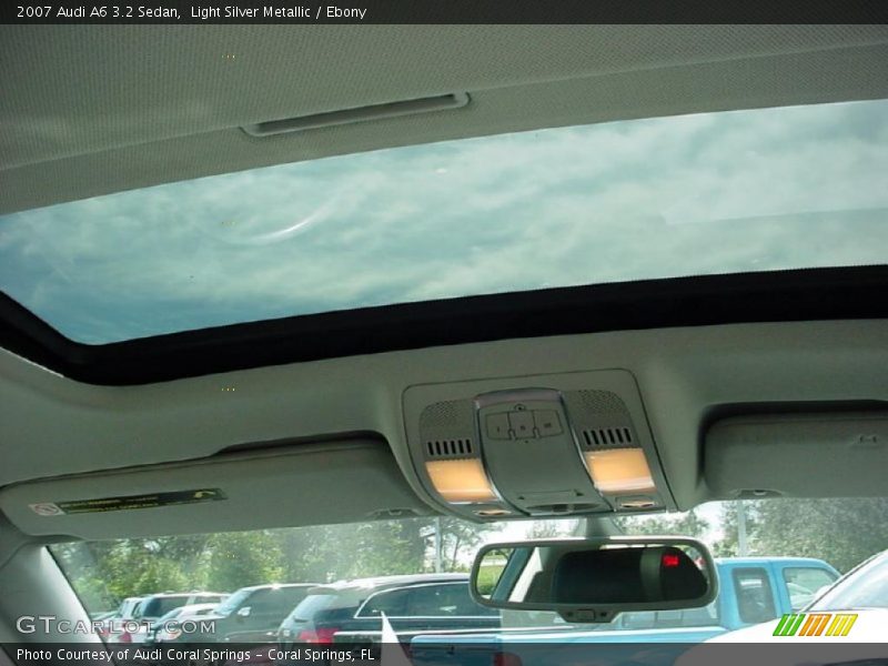 Light Silver Metallic / Ebony 2007 Audi A6 3.2 Sedan