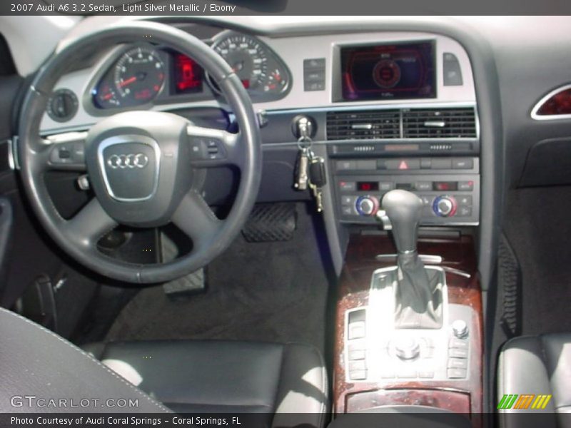 Light Silver Metallic / Ebony 2007 Audi A6 3.2 Sedan