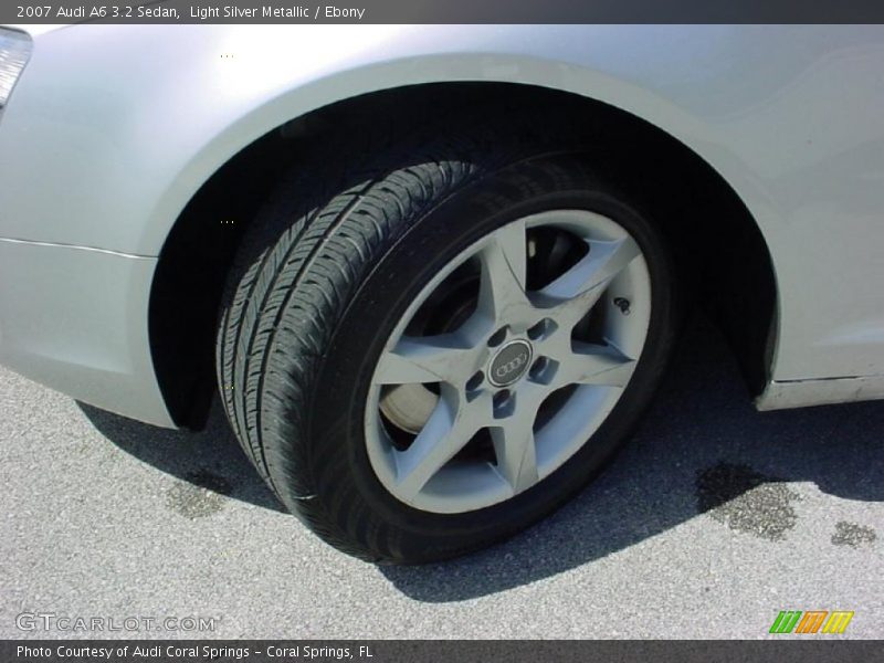 Light Silver Metallic / Ebony 2007 Audi A6 3.2 Sedan