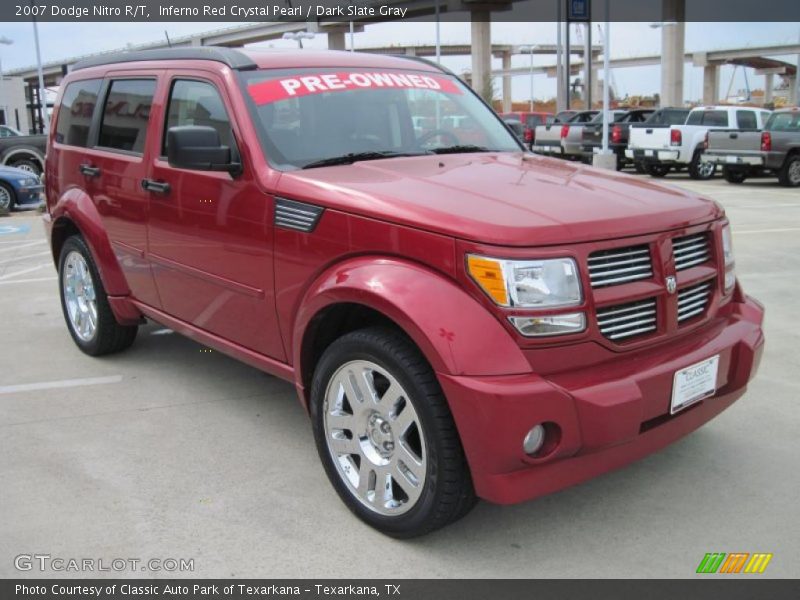 Inferno Red Crystal Pearl / Dark Slate Gray 2007 Dodge Nitro R/T