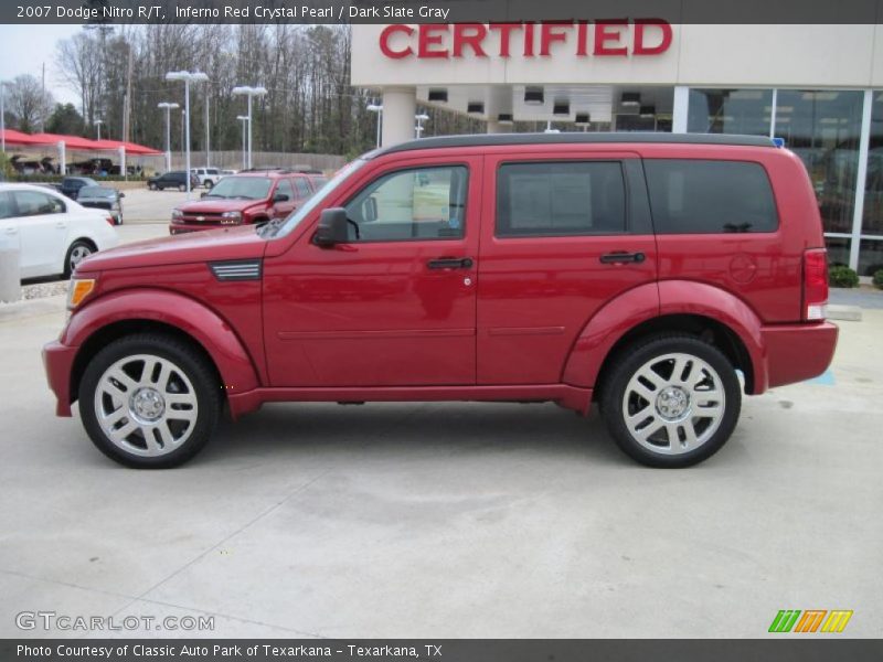Inferno Red Crystal Pearl / Dark Slate Gray 2007 Dodge Nitro R/T
