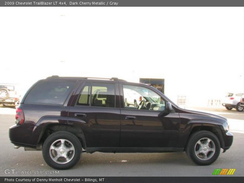 Dark Cherry Metallic / Gray 2009 Chevrolet TrailBlazer LT 4x4