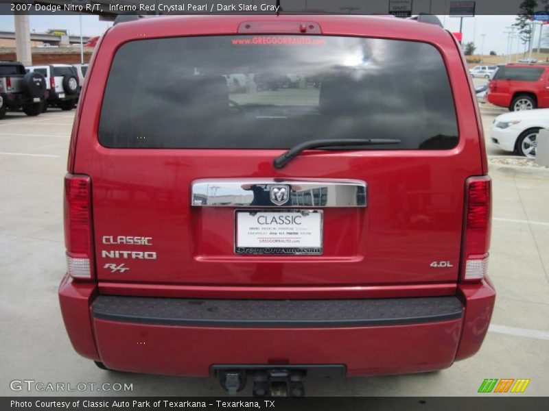 Inferno Red Crystal Pearl / Dark Slate Gray 2007 Dodge Nitro R/T