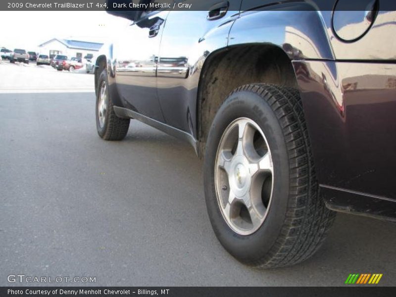 Dark Cherry Metallic / Gray 2009 Chevrolet TrailBlazer LT 4x4