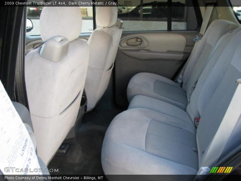 Dark Cherry Metallic / Gray 2009 Chevrolet TrailBlazer LT 4x4