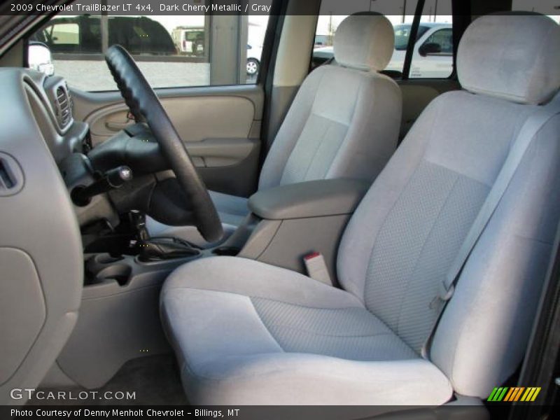 Dark Cherry Metallic / Gray 2009 Chevrolet TrailBlazer LT 4x4