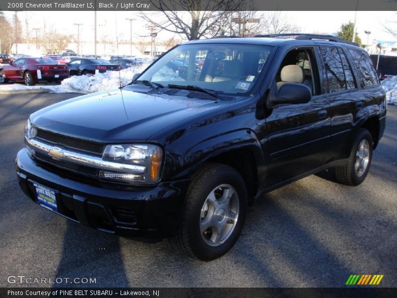 Black / Light Gray 2008 Chevrolet TrailBlazer LS