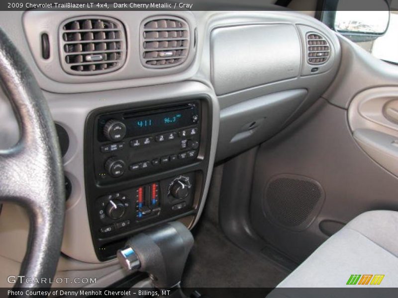Dark Cherry Metallic / Gray 2009 Chevrolet TrailBlazer LT 4x4