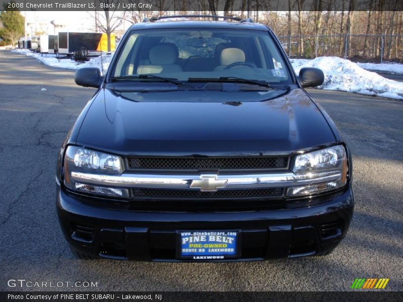 Black / Light Gray 2008 Chevrolet TrailBlazer LS