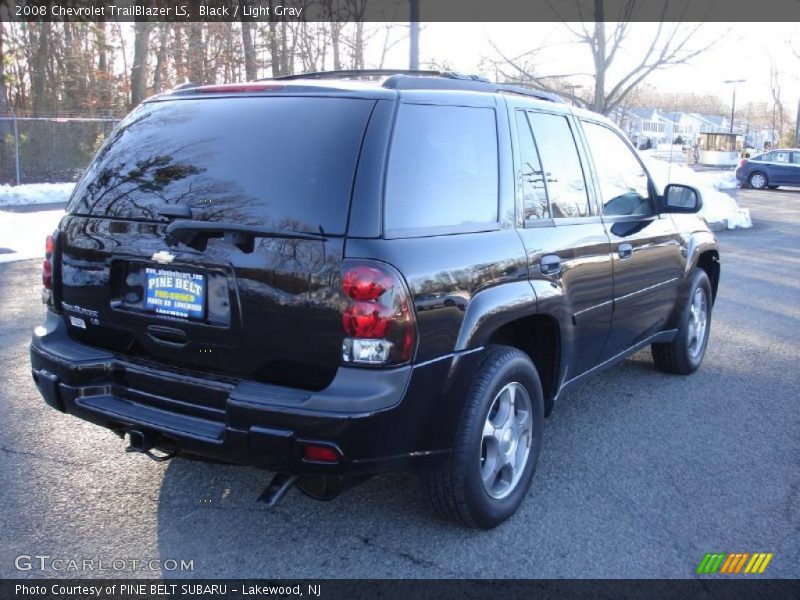 Black / Light Gray 2008 Chevrolet TrailBlazer LS