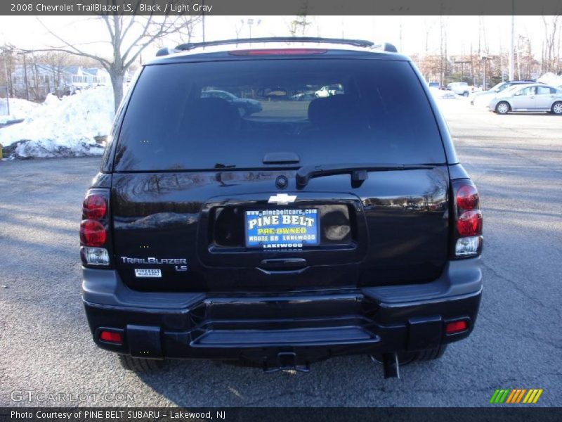 Black / Light Gray 2008 Chevrolet TrailBlazer LS