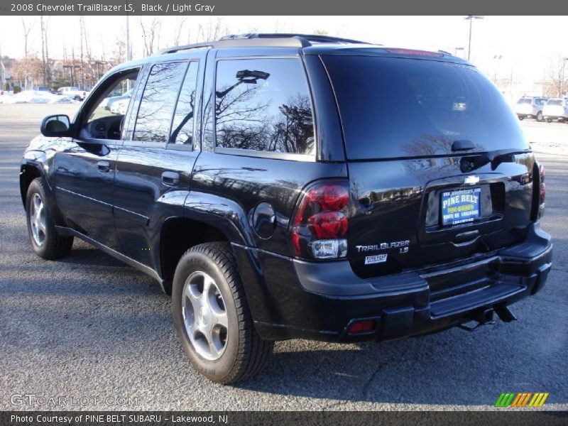 Black / Light Gray 2008 Chevrolet TrailBlazer LS