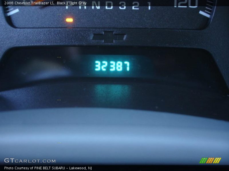 Black / Light Gray 2008 Chevrolet TrailBlazer LS