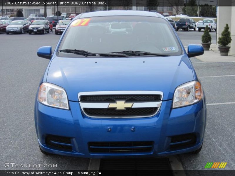 Bright Blue / Charcoal Black 2007 Chevrolet Aveo LS Sedan