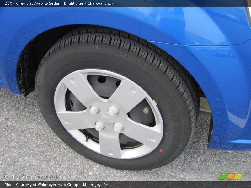 Bright Blue / Charcoal Black 2007 Chevrolet Aveo LS Sedan