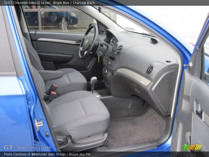 Bright Blue / Charcoal Black 2007 Chevrolet Aveo LS Sedan