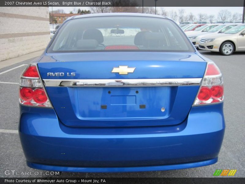 Bright Blue / Charcoal Black 2007 Chevrolet Aveo LS Sedan