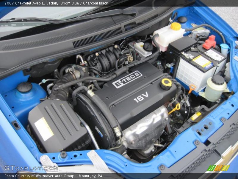 Bright Blue / Charcoal Black 2007 Chevrolet Aveo LS Sedan