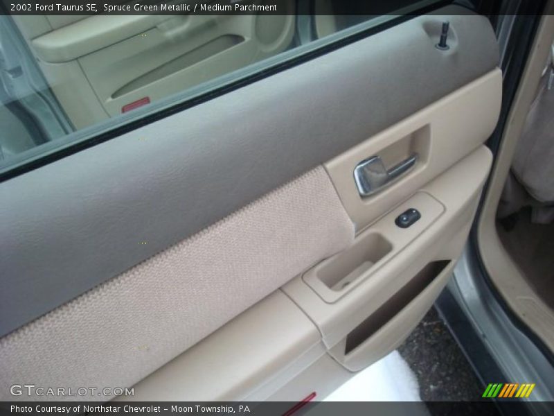 Spruce Green Metallic / Medium Parchment 2002 Ford Taurus SE