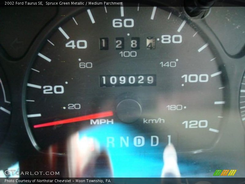 Spruce Green Metallic / Medium Parchment 2002 Ford Taurus SE