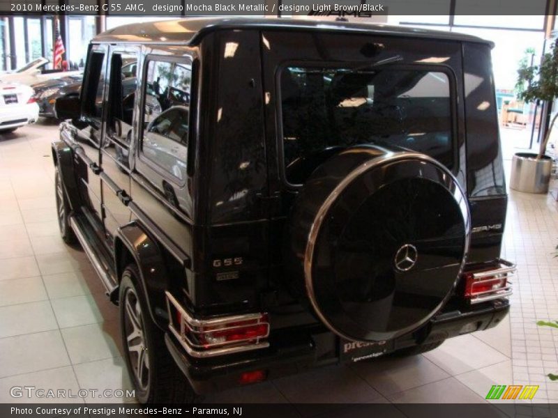 designo Mocha Black Metallic / designo Light Brown/Black 2010 Mercedes-Benz G 55 AMG