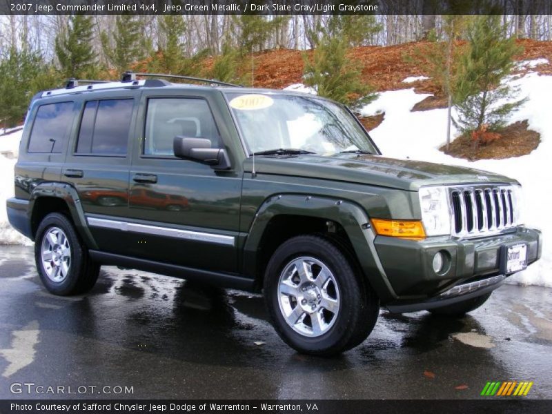 Jeep Green Metallic / Dark Slate Gray/Light Graystone 2007 Jeep Commander Limited 4x4