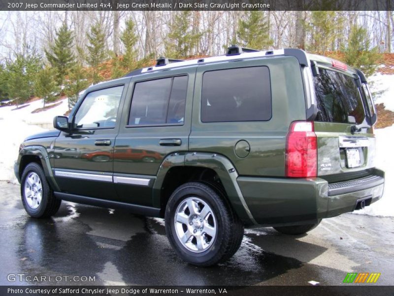 Jeep Green Metallic / Dark Slate Gray/Light Graystone 2007 Jeep Commander Limited 4x4