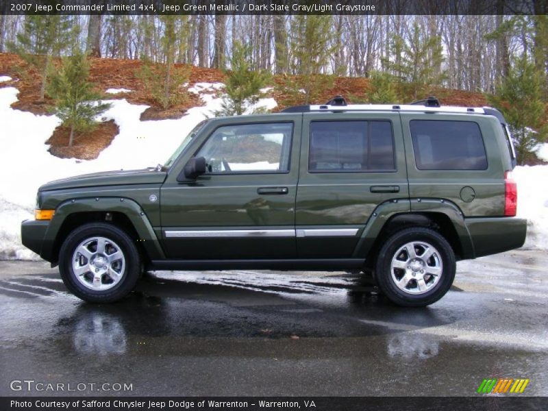 Jeep Green Metallic / Dark Slate Gray/Light Graystone 2007 Jeep Commander Limited 4x4