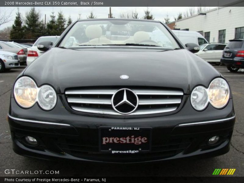 Black / Stone 2008 Mercedes-Benz CLK 350 Cabriolet