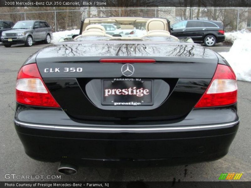 Black / Stone 2008 Mercedes-Benz CLK 350 Cabriolet