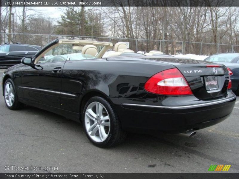 Black / Stone 2008 Mercedes-Benz CLK 350 Cabriolet