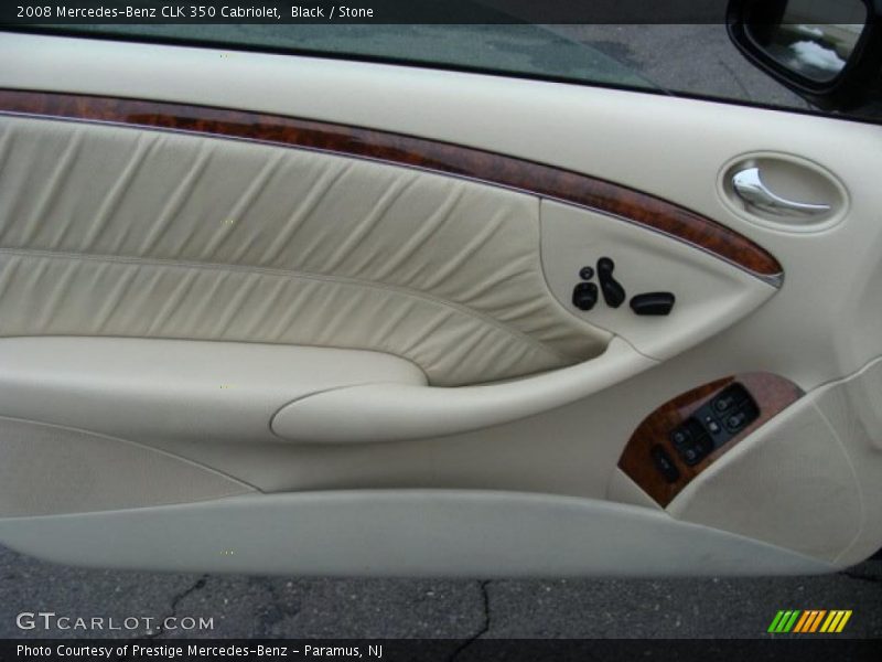 Black / Stone 2008 Mercedes-Benz CLK 350 Cabriolet